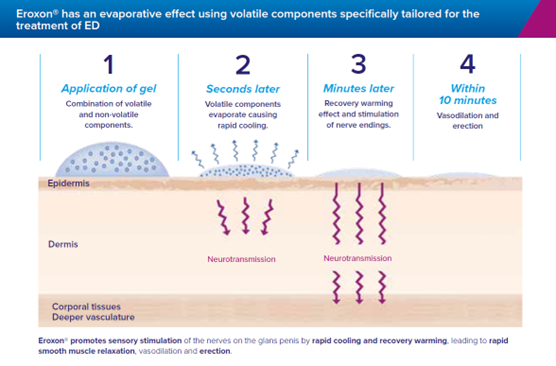 How Does Eroxon Gel Work